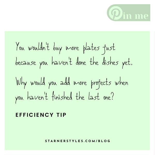 Efficiency Tip