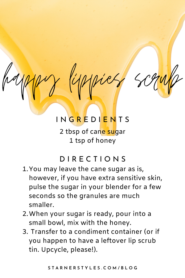 DIY Happy Lip Scrub